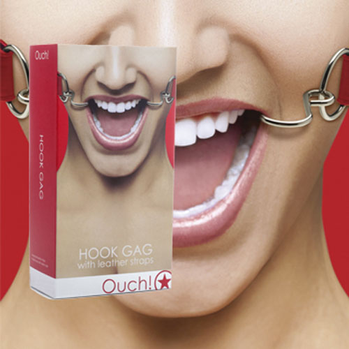 OUCH MORDAZA HOOK COLOR ROJO 8371 OUCH MORDAZA HOOK COLOR ROJO 8371